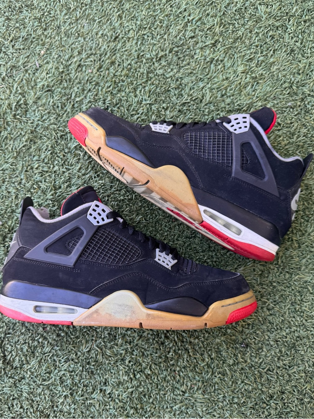Jordan Men's Black with Red and Tan Retro Basketball Shoes